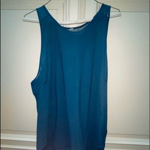 Teal green lululemon sculpt tank size 10